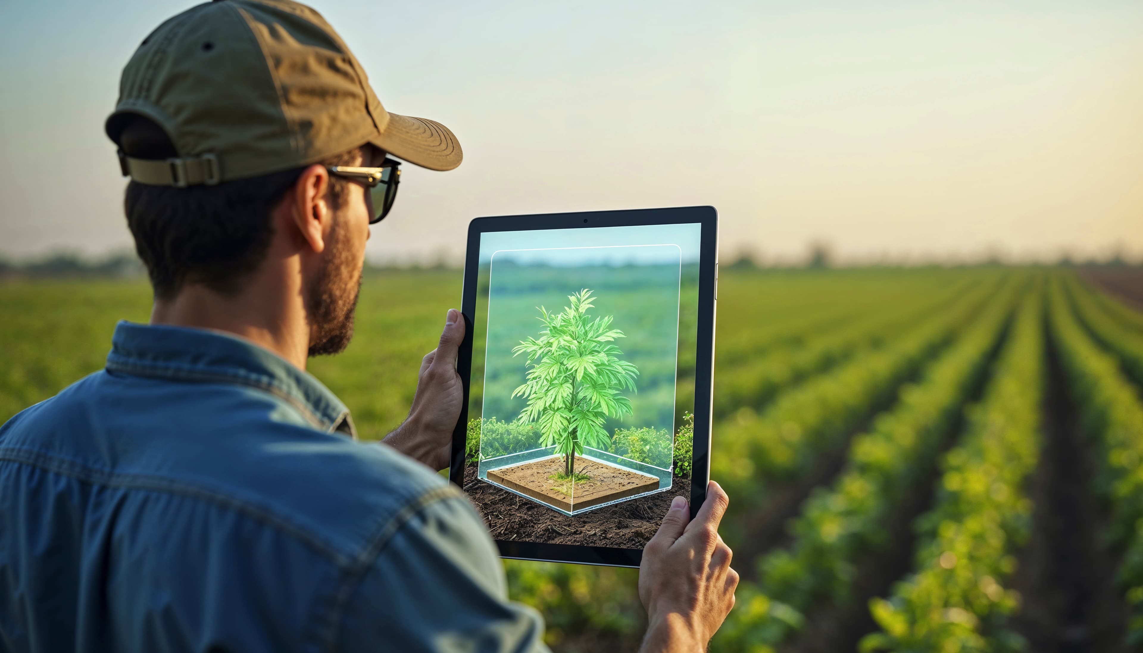 Farm Manager working in hydroponic farm